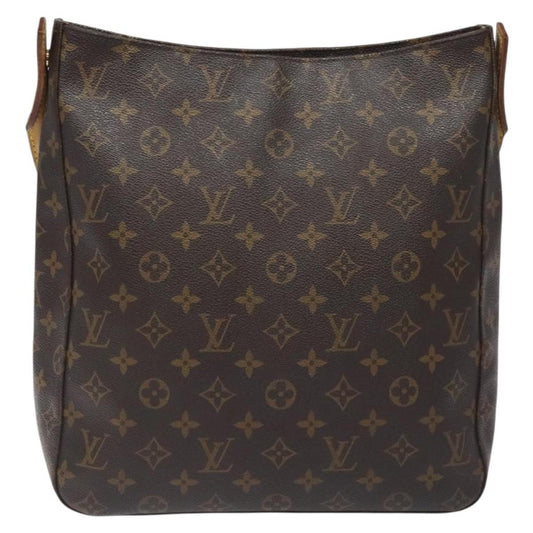 Louis Vuitton Looping Handbag Monogram Canvas, BROWN, CANVAS, Handbag