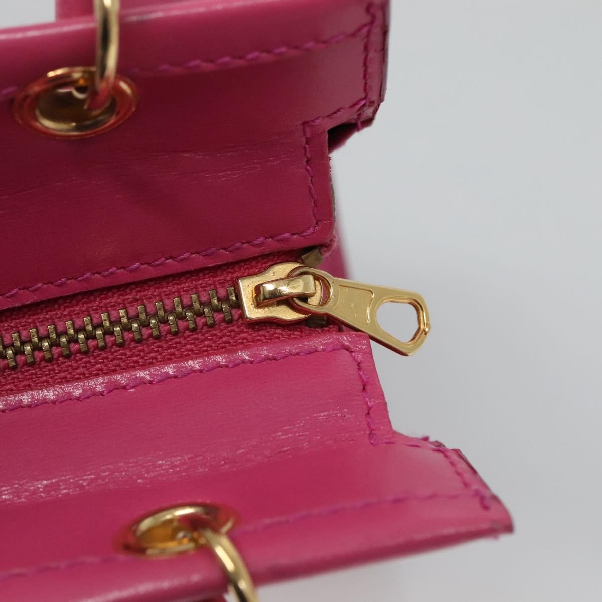 Celine Handbag Leather, PINK, LEATHER, Handbag