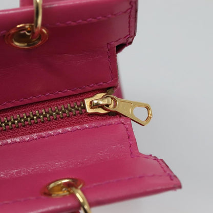 Celine Handbag Leather, PINK, LEATHER, Handbag