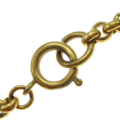 Chanel CC Heart Pendant Necklace Metal, GOLD, GOLD_PLATED, Necklace