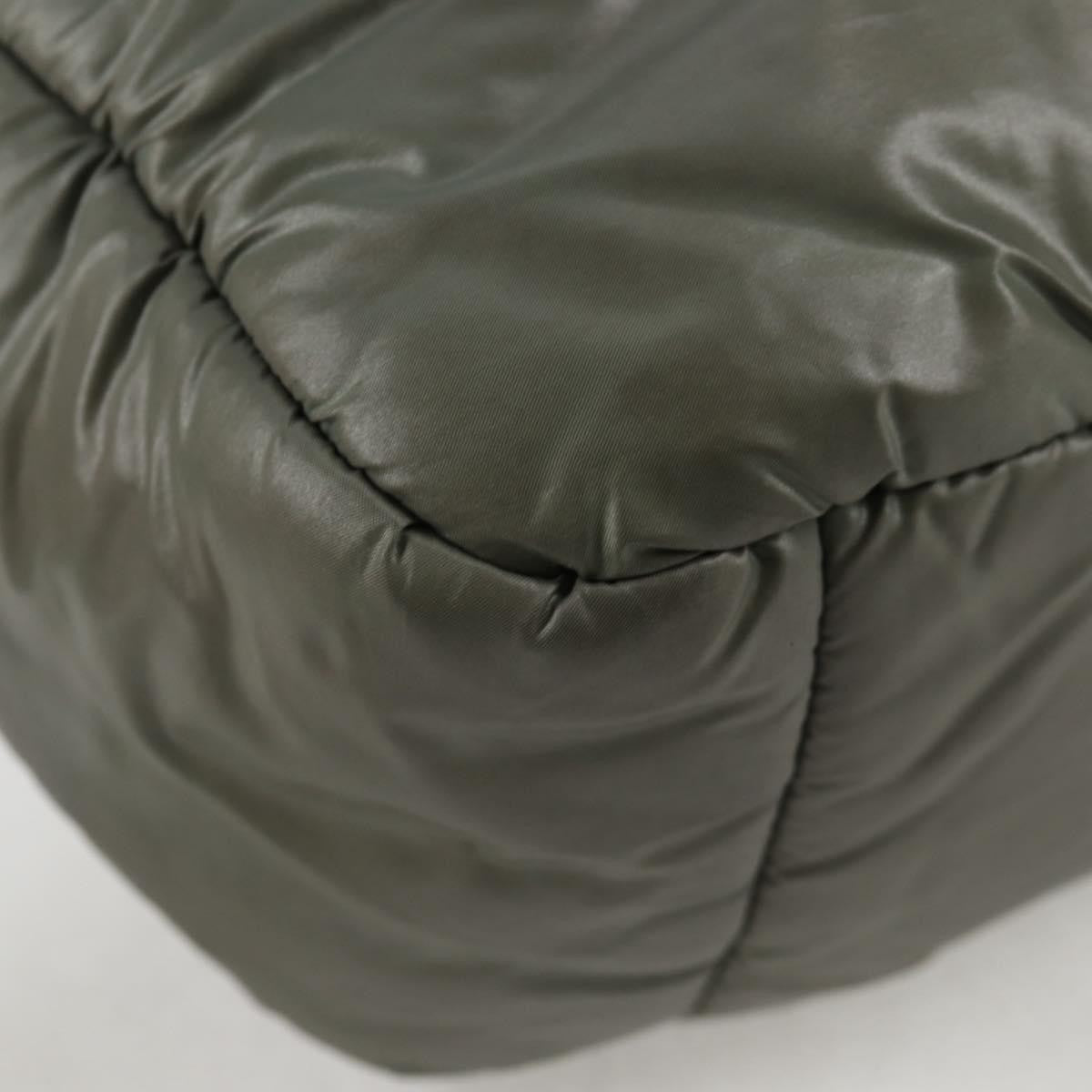 Chanel Coco Cocoon Messenger Bag Quilted Nylon, KHAKI, NYLON, Crossbody bag