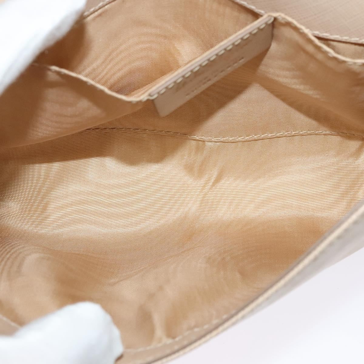 Salvatore Ferragamo Ginny Crossbody Bag Leather, BEIGE, LEATHER, Shoulder bag