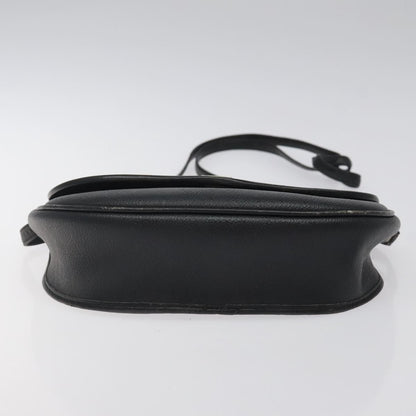 Christian Dior Vintage Honeycomb Flap Crossbody Bag Coated Canvas, BLACK, CANVAS, Crossbody bag