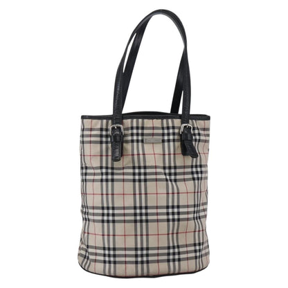 Burberry Nova Check Tote Nylon, BEIGE, NYLON, Tote bag