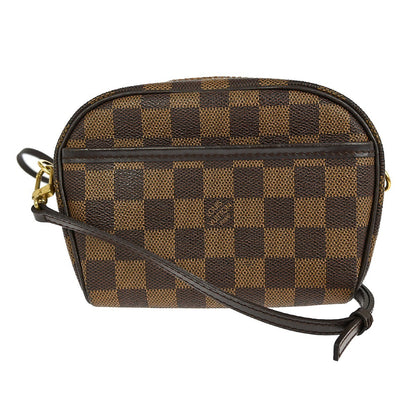 Louis Vuitton Ipanema Pochette Damier, BROWN, CANVAS, Clutche & pouche