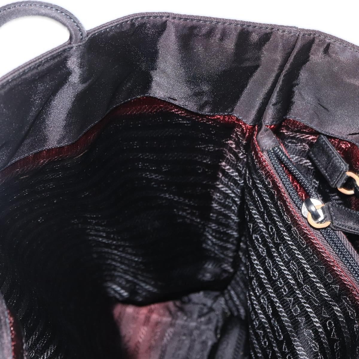 Prada Vintage Shoulder Bag Tessuto, BLACK, NYLON, Shoulder bag