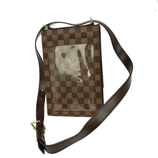Louis Vuitton Portobello Messenger Damier, Brown, Canvas, Shoulder Bag