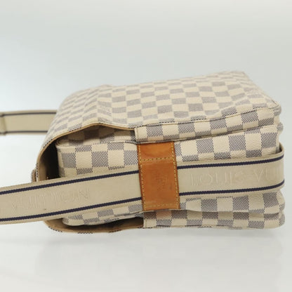 Louis Vuitton Naviglio Handbag Damier, WHITE, CANVAS, Shoulder bag
