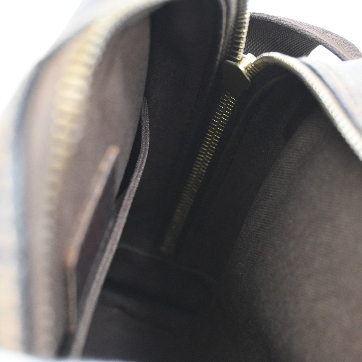 Louis Vuitton Olav Handbag Damier, BROWN, CANVAS, Shoulder bag