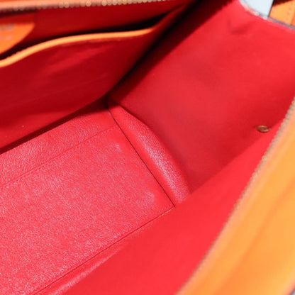 Celine Tote bag Leather, ORANGE, LEATHER, Tote bag