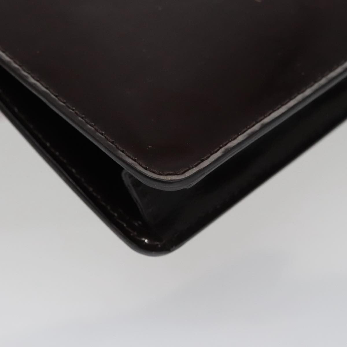 Louis Vuitton Monceau Handbag Vernis, BURGUNDY, PATENT_LEATHER, Handbag