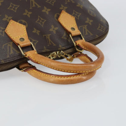 Louis Vuitton Alma Handbag Monogram Canvas, BROWN, CANVAS, Handbag