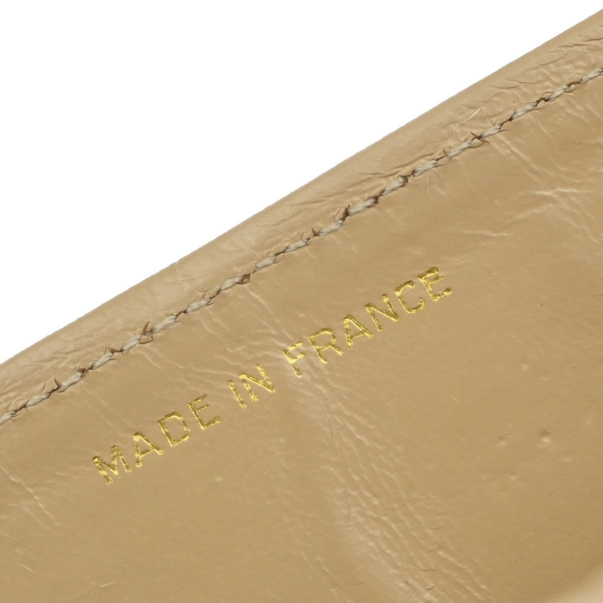 Chanel Vintage Two Tone CC Flap Bag Quilted Lambskin, BEIGE, LEATHER, Shoulder bag