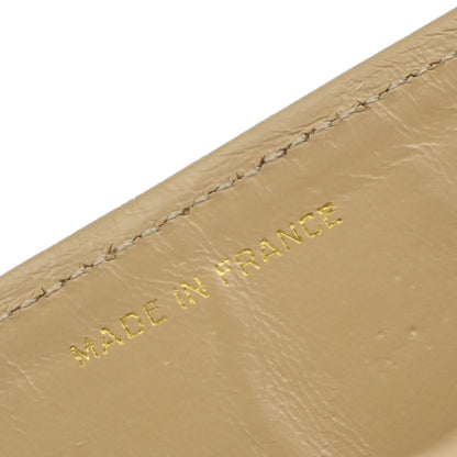 Chanel Vintage Two Tone CC Flap Bag Quilted Lambskin, BEIGE, LEATHER, Shoulder bag