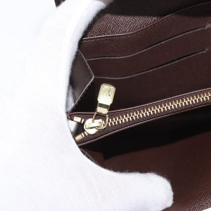 Louis Vuitton Sarah Wallet NM Damier, BROWN, CANVAS, Wallets