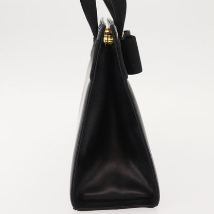 Salvatore Ferragamo Vala Handbag Leather, BLACK, LEATHER, Handbag