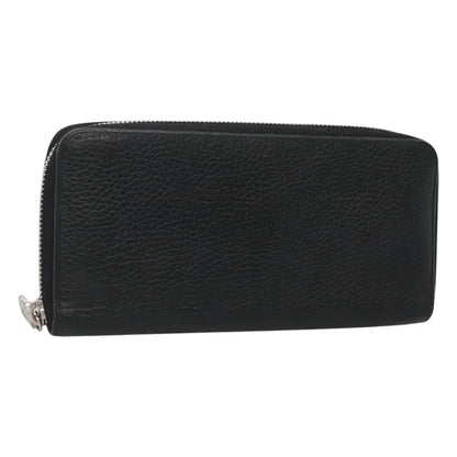 Louis Vuitton Zippy wallet vertical Taurillon Leather, BLACK, LEATHER, Wallets
