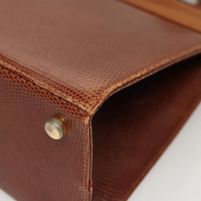 Salvatore Ferragamo Convertible Vara Bow Tote Leather, BROWN, LEATHER, Handbag