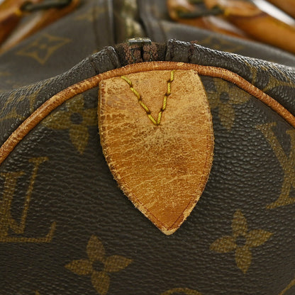 Louis Vuitton Speedy Handbag Monogram Canvas, BROWN, CANVAS, Handbag