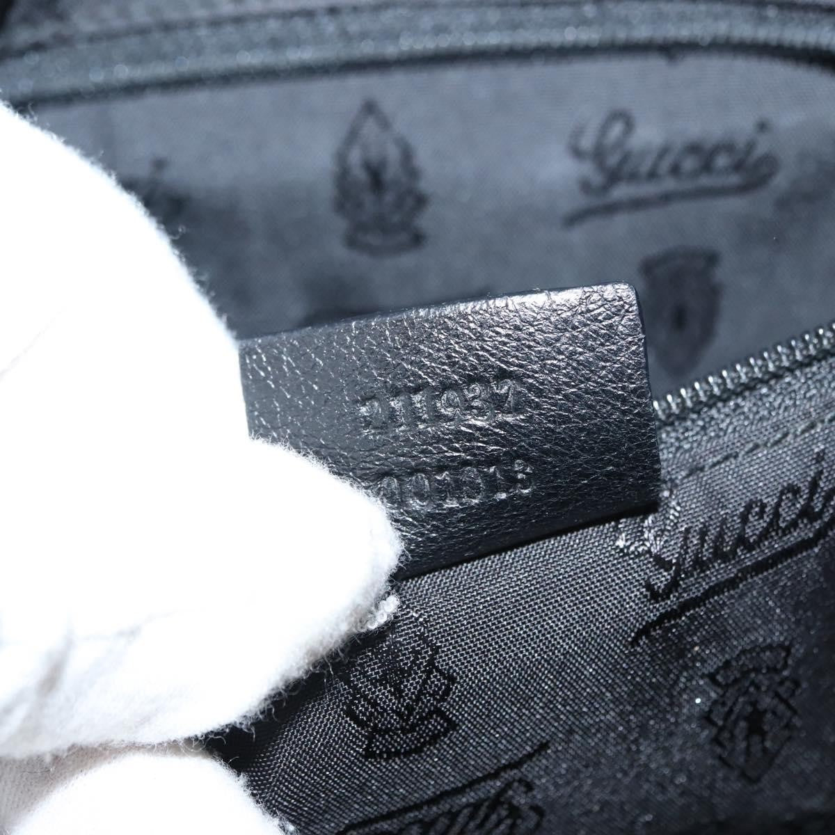 Gucci New Ladies Web Hobo Guccissima Leather, BLACK, LEATHER, Handbag