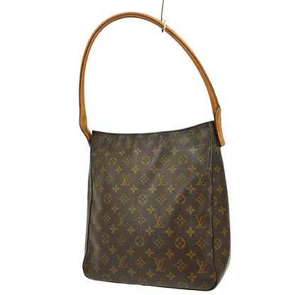 Louis Vuitton Looping Handbag Monogram Canvas, BROWN, CANVAS, Handbag