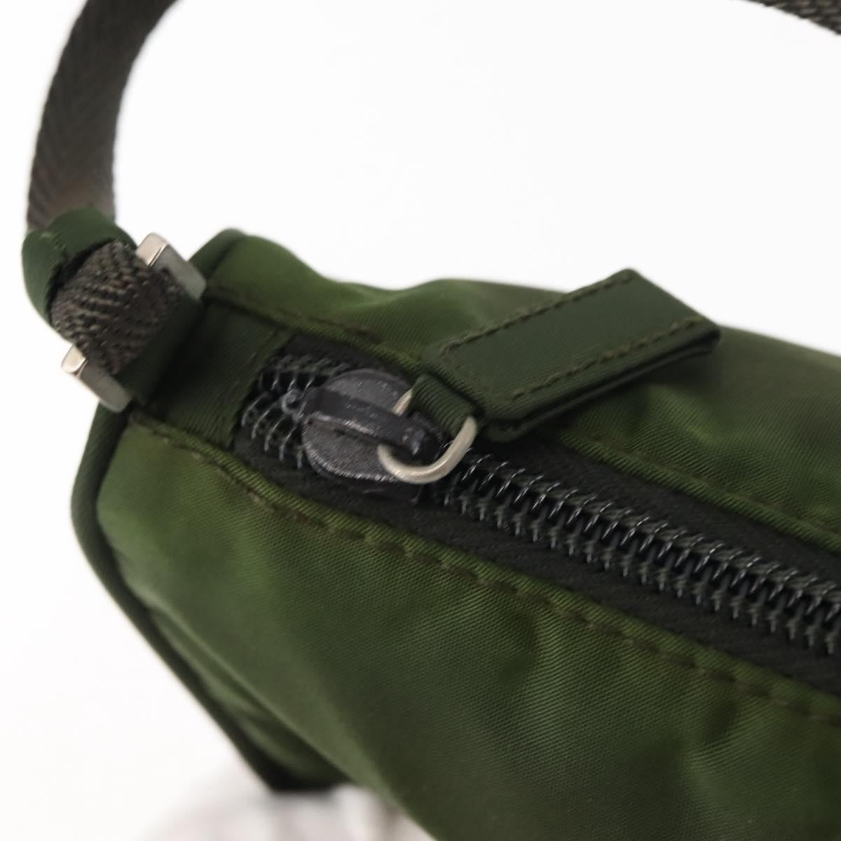 Prada Pochette Shoulder Bag Tessuto, KHAKI, NYLON, Clutche & pouche
