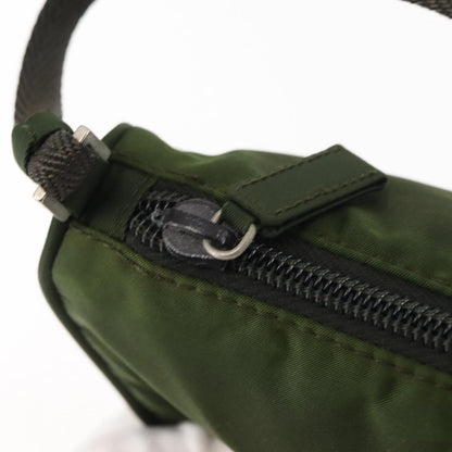 Prada Pochette Shoulder Bag Tessuto, KHAKI, NYLON, Clutche & pouche