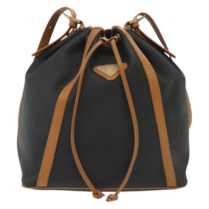 Saint Laurent Vintage Shoulder Bag PVC Leather, BLACK, PVC, Shoulder bag