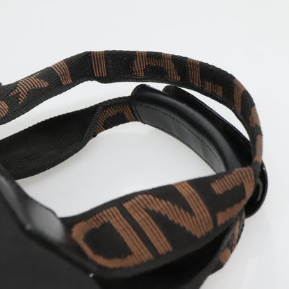 Fendi Vintage Convertible Logo Weekender Nylon, BLACK, CANVAS, Handbag