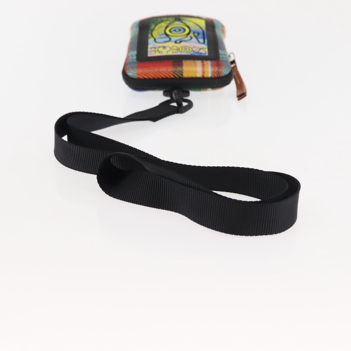 Loewe Eye/Loewe/Nature Zip Neck Pouch Canvas with Applique, MULTICOLOUR, CANVAS, Clutche & pouche