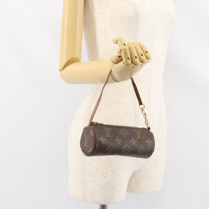 Louis Vuitton Papillon Pochette Monogram Canvas, BROWN, CANVAS, Clutche & pouche