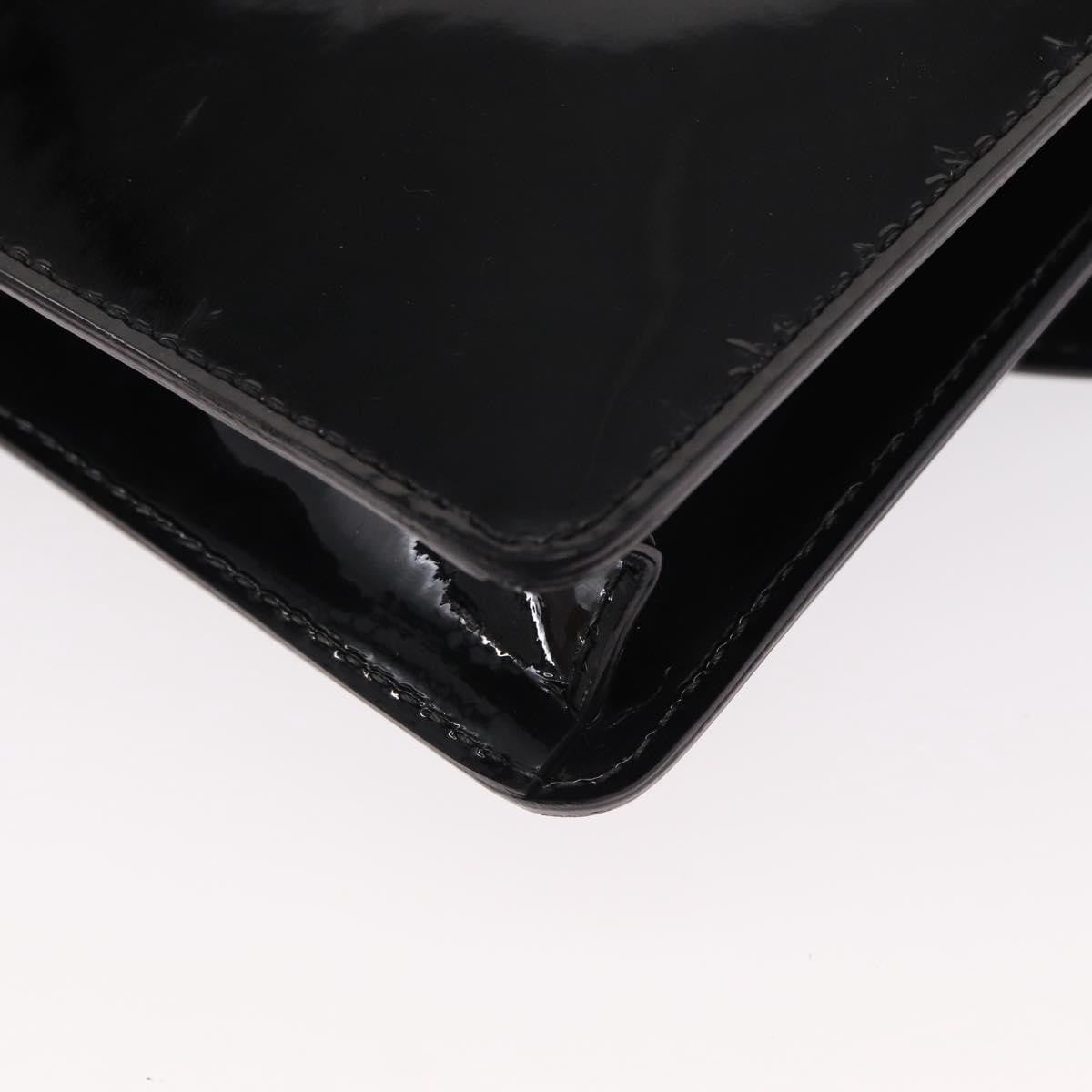 Louis Vuitton Monceau Handbag Vernis, BLACK, PATENT_LEATHER, Handbag