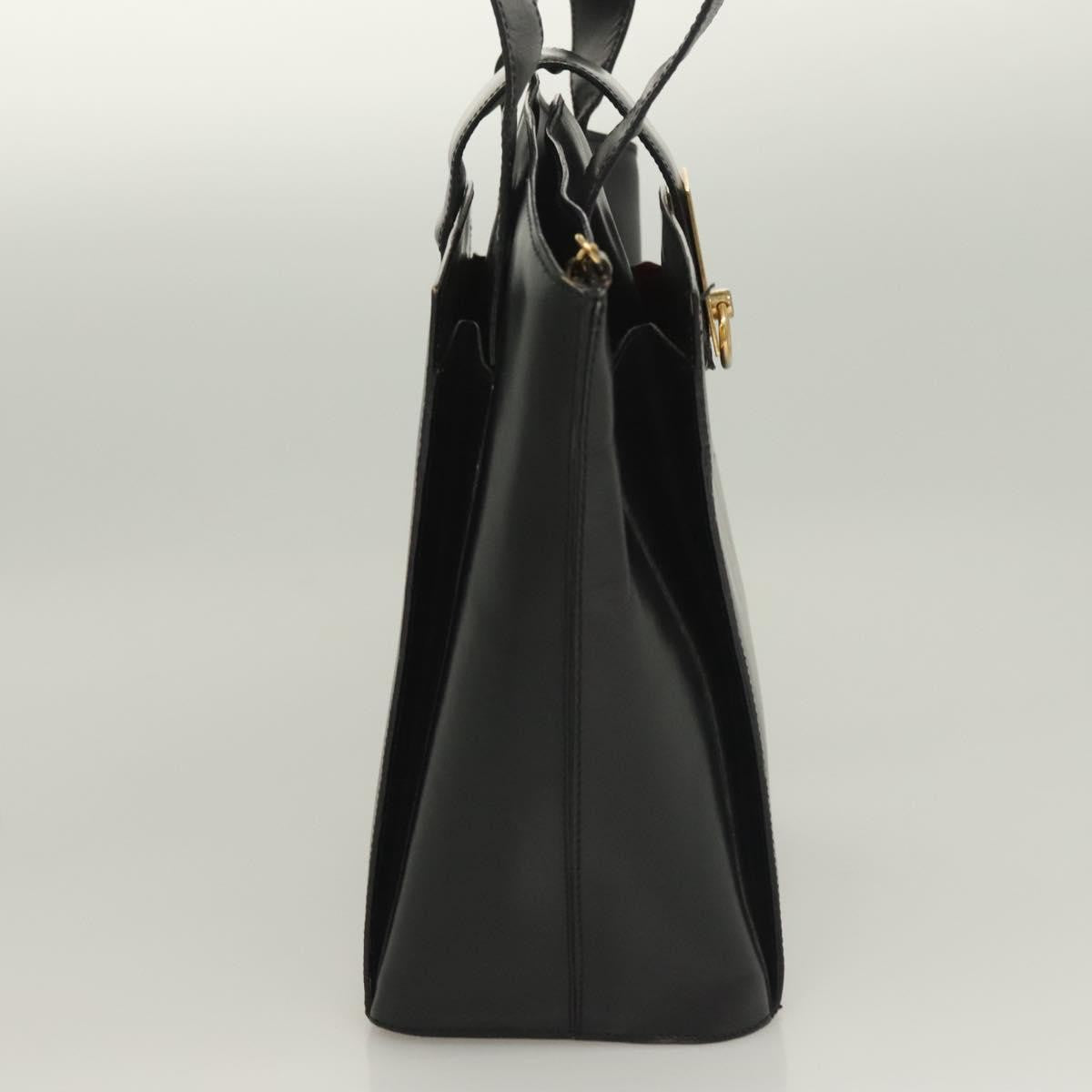 Celine Shoulder Bag Leather, BLACK, LEATHER, Shoulder bag