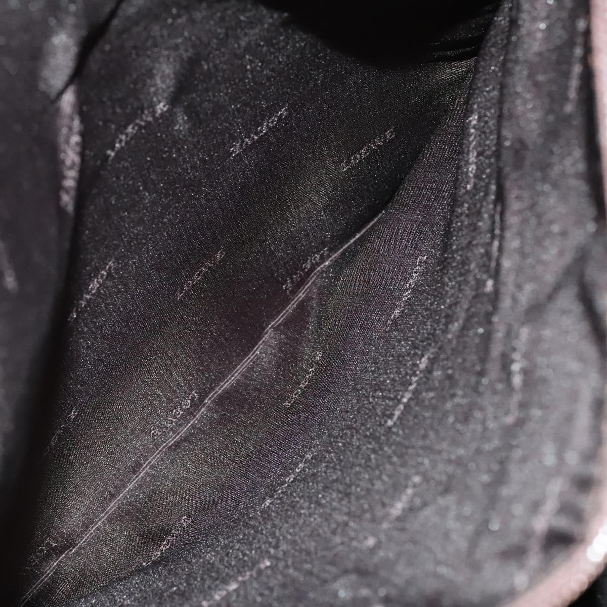 Loewe Anagram handbag Leather, RED, LEATHER, Handbag