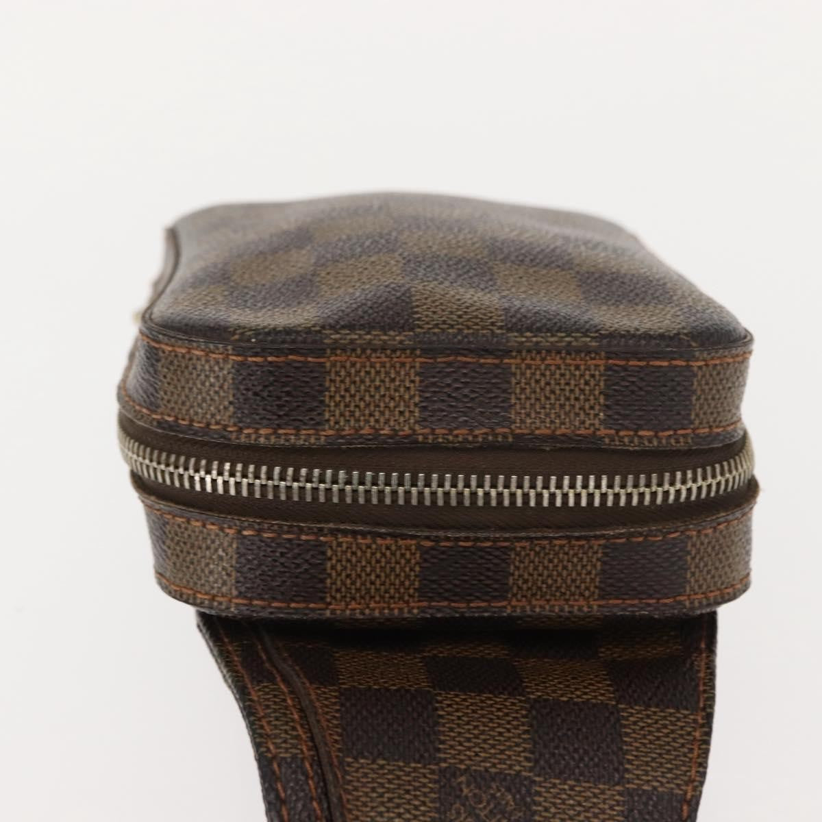 Louis Vuitton Geronimos Waist Bag Damier, BROWN, CANVAS, Shoulder bag