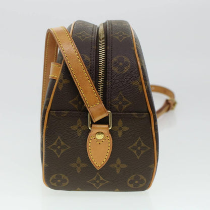 Louis Vuitton Blois Handbag Monogram Canvas, BROWN, CANVAS, Handbag