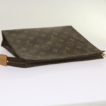 Louis Vuitton Poche Toilette NM Monogram Canvas, BROWN, CANVAS, Toiletry Case