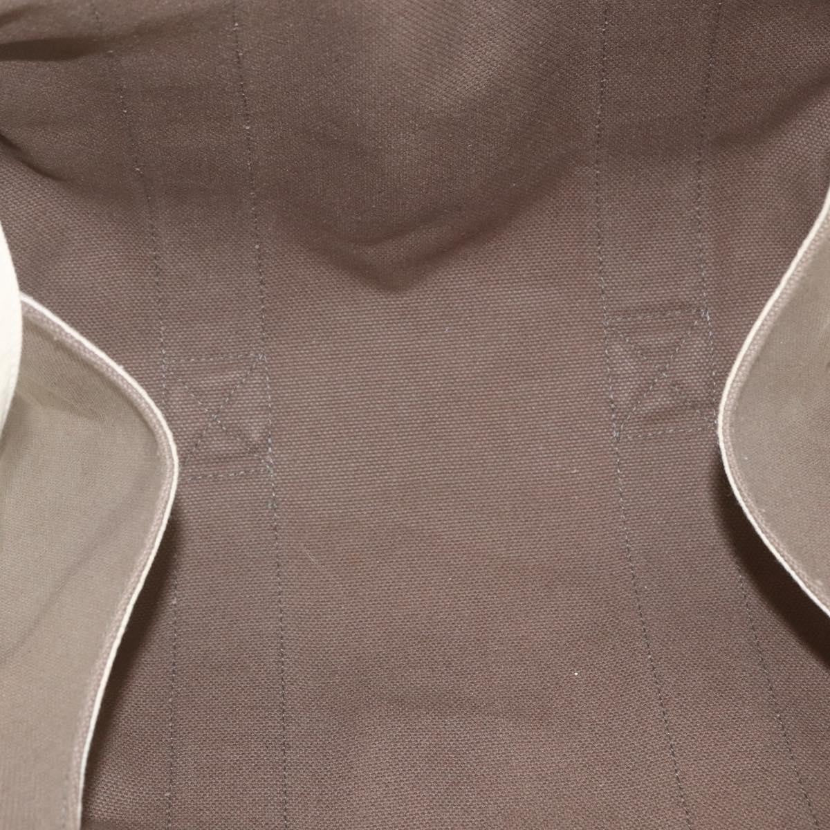 Hermes Cannes Tote Toile Canvas, BEIGE, COTTON, Tote bag