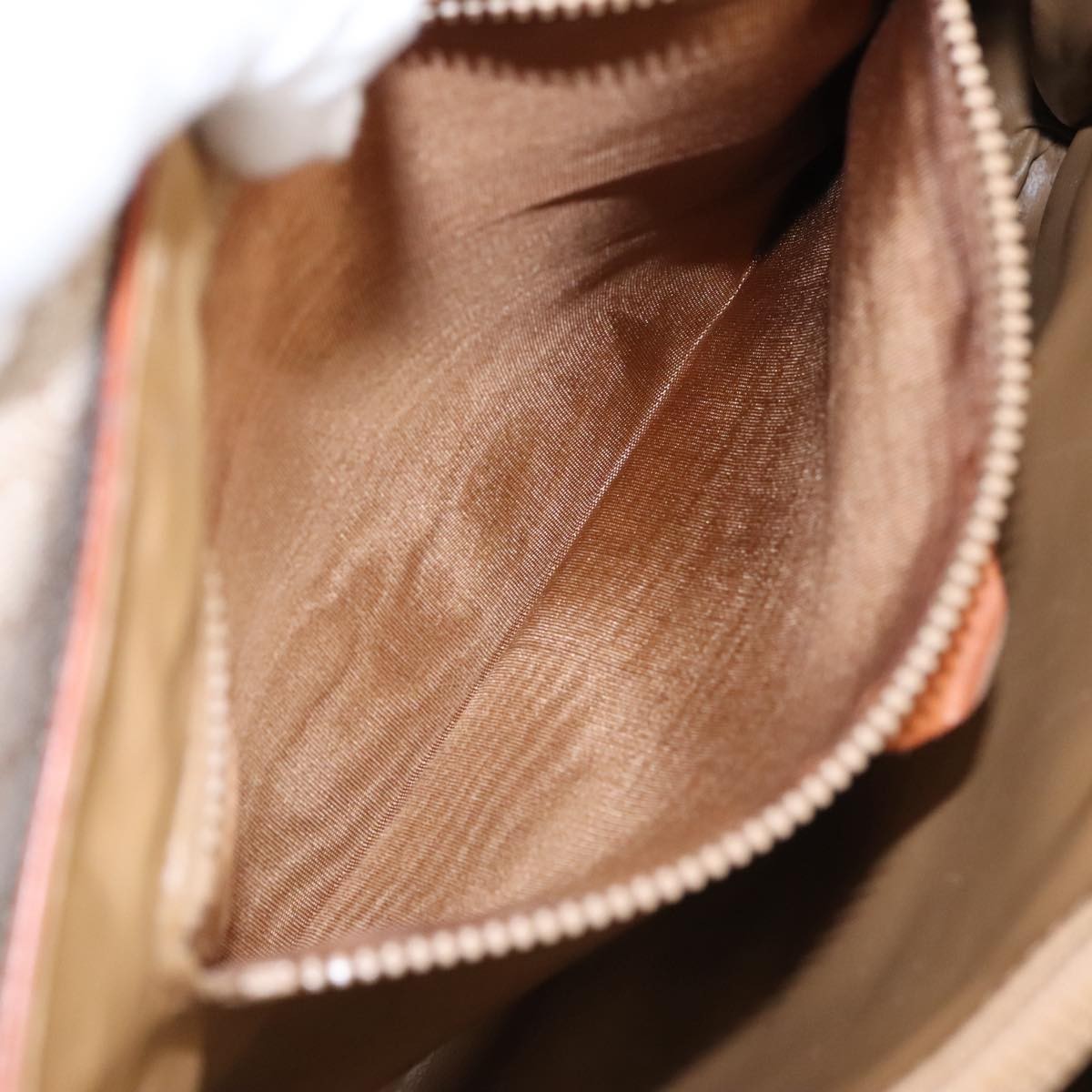 Celine Vintage Macadam Handbag Macadam, BEIGE, PVC,CANVAS, Handbag