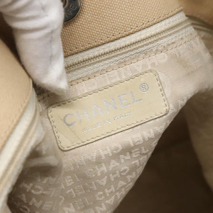 Chanel Vintage Cruise Line No.5 Tote Quilted Canvas, BEIGE, CANVAS, Tote bag