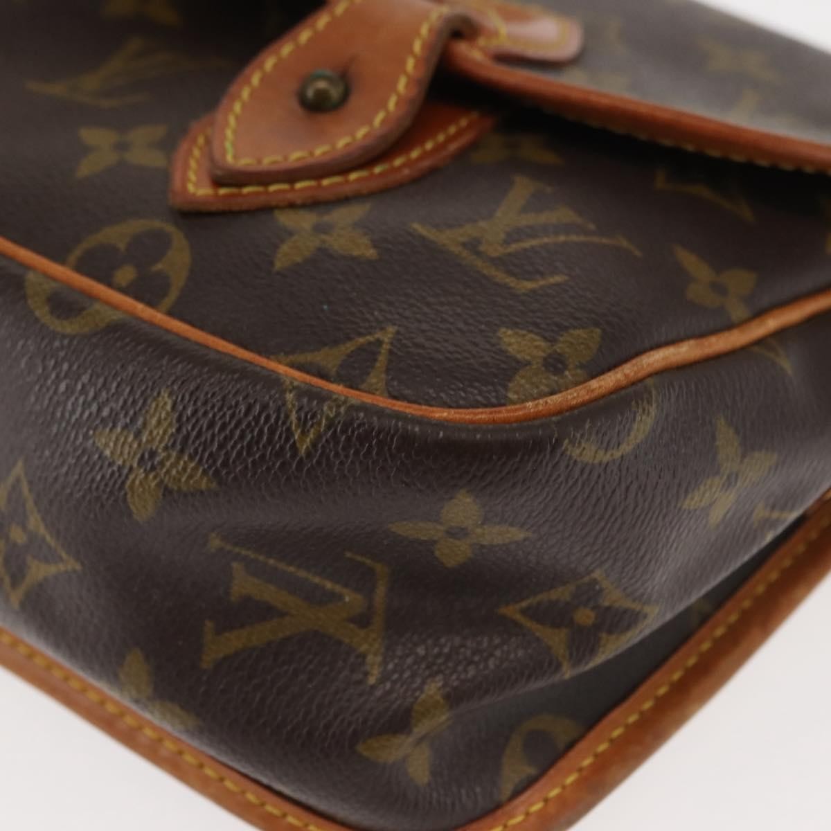 Louis Vuitton Sac Gibeciere Messenger Bag Monogram Canvas, BROWN, CANVAS, Crossbody bag