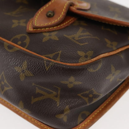 Louis Vuitton Sac Gibeciere Messenger Bag Monogram Canvas, BROWN, CANVAS, Crossbody bag