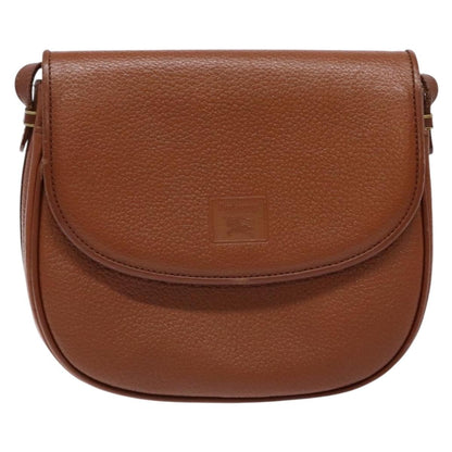 Burberry Flap Messenger Leather, BROWN, LEATHER, Shoulder bag