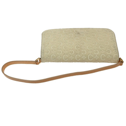 Celine C Macadam Shoulder bag Suede, BEIGE, SUEDE, Clutche & pouche