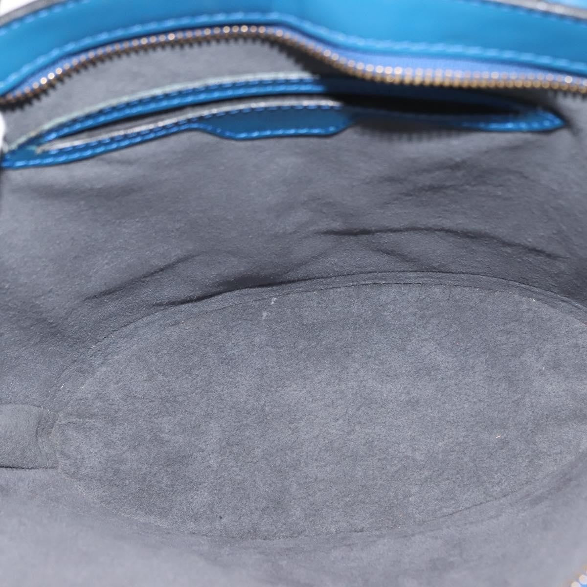 Louis Vuitton Saint Jacques Handbag Epi Leather, BLUE, LEATHER, Shoulder bag