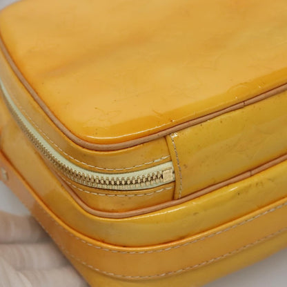 Louis Vuitton Wooster Handbag Monogram Vernis, YELLOW, PATENT_LEATHER, Handbag