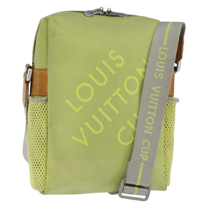 Louis Vuitton Cup Weathery Bag Damier Geant Canvas, YELLOW, CANVAS, Shoulder bag