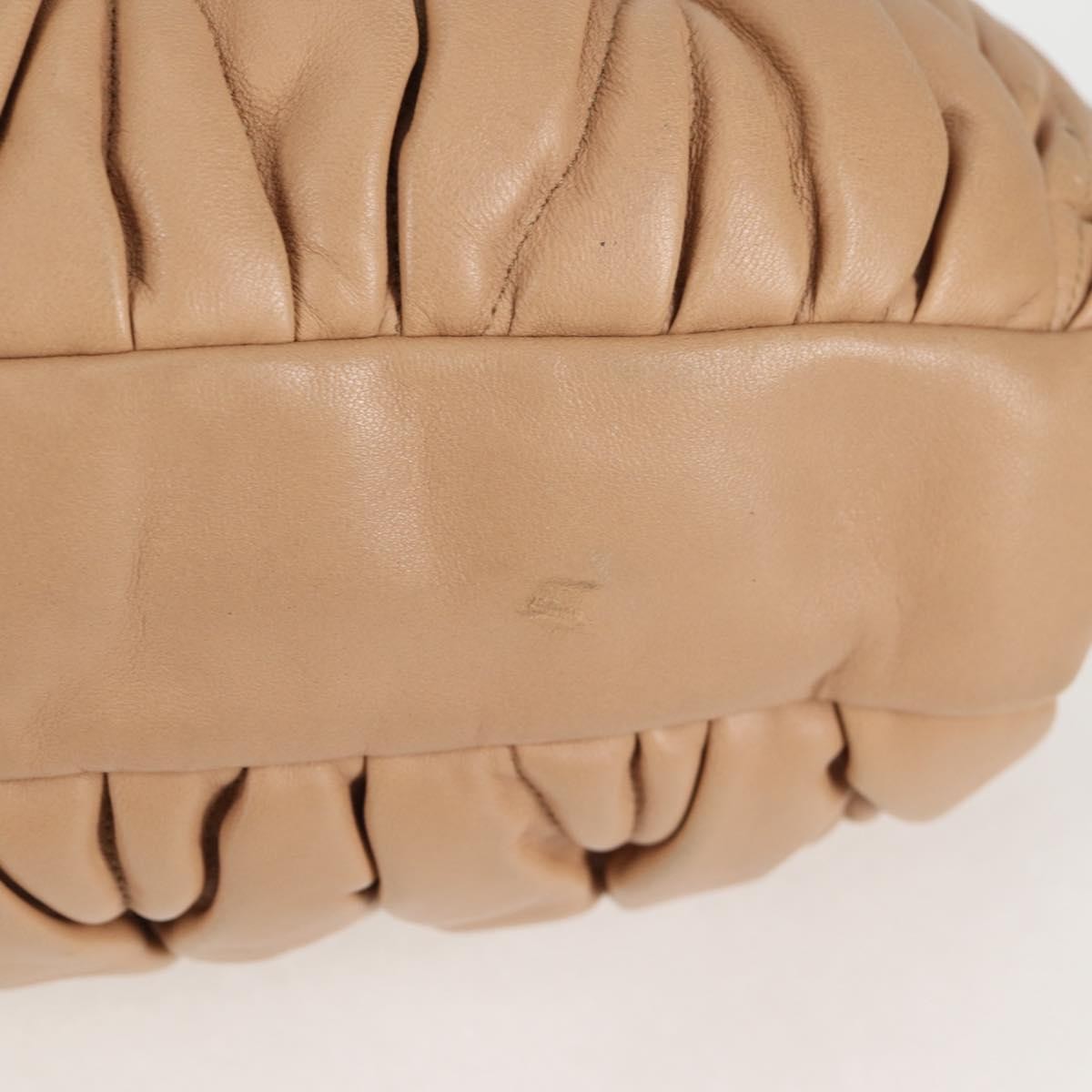 Miu Miu Coffer Convertible Hobo Matelasse Leather, BEIGE, LEATHER, Handbag