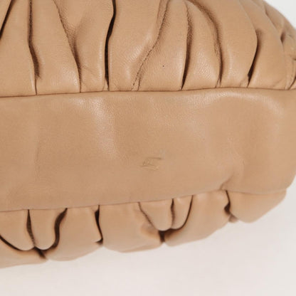 Miu Miu Coffer Convertible Hobo Matelasse Leather, BEIGE, LEATHER, Handbag