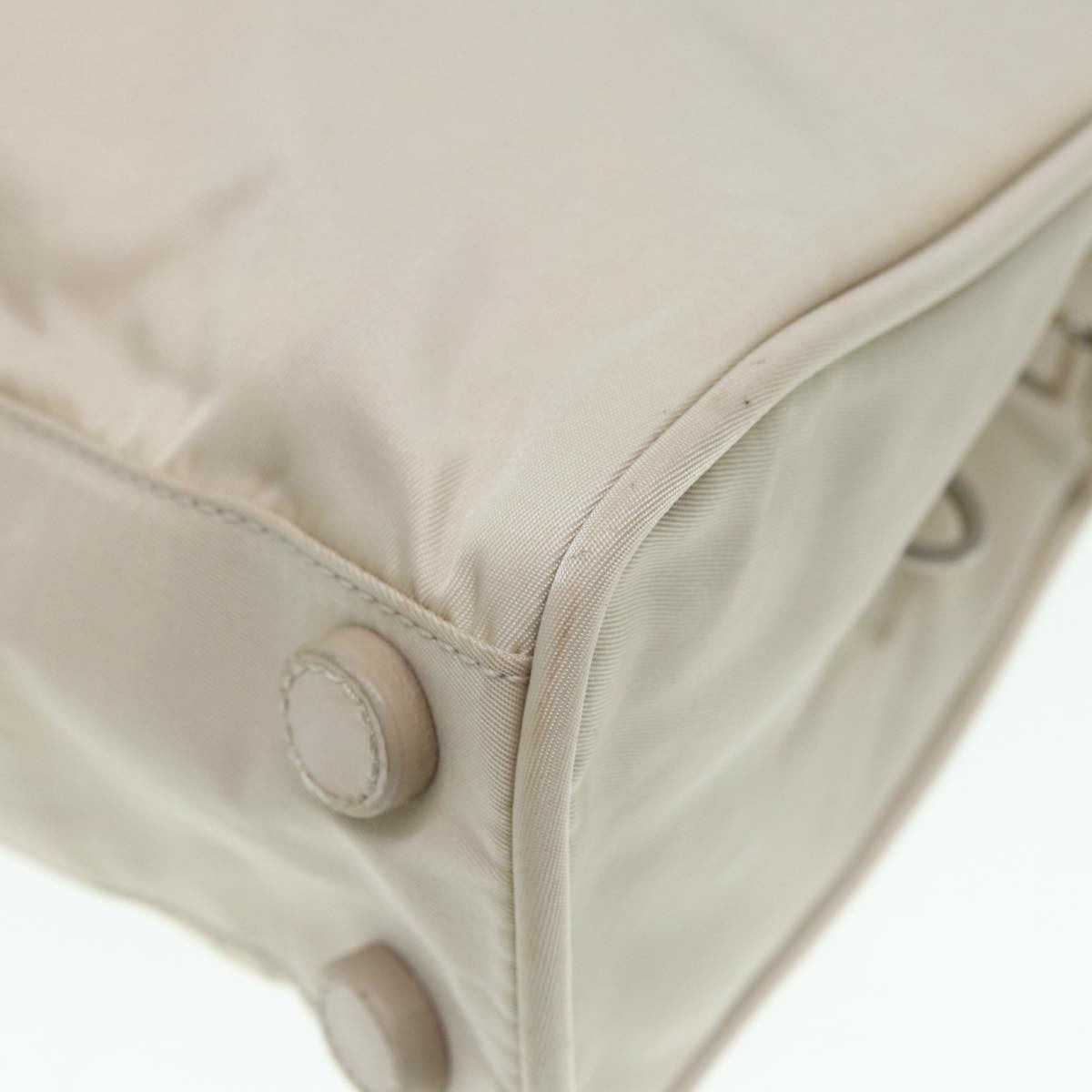 Prada Zip Around Tote Tessuto, BEIGE, NYLON, Tote bag